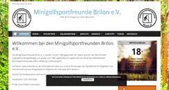Desktop Screenshot of minigolf-brilon.de