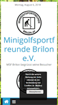 Mobile Screenshot of minigolf-brilon.de